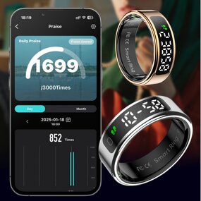 Bluetooth Smart Ring Factory - Stainless Steel Health