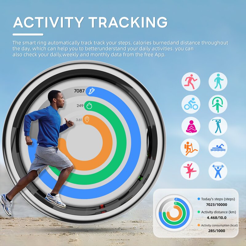 2025 Smart Ring Factory - Bulk Heart Rate Monitor Custom