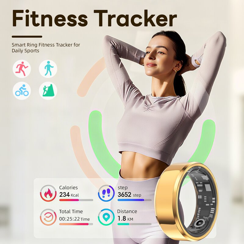 Health Care Smart Ring Factory - OEM Multisports Tracker Custom