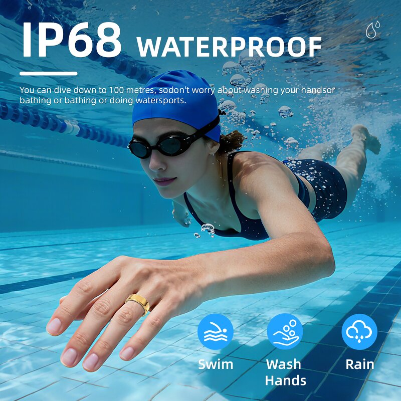 Sports Fitness Tracker Smart Ring Manufacturer - Wholesale IP68 Waterproof