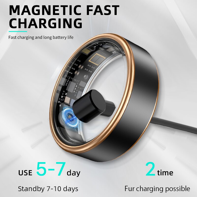 Smart Ring Fitness Tracker Factory - OEM App Control Packaging