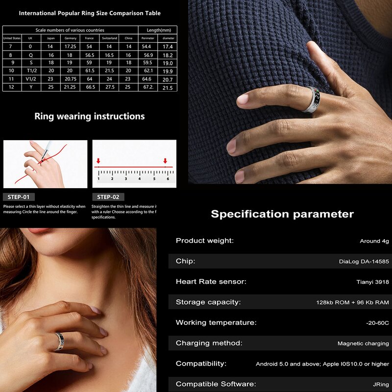 Smart Ring Factory - Fitness Tracking Waterproof