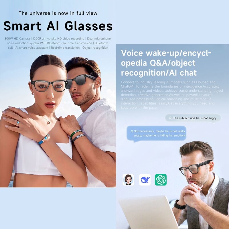 Smart Glasses Factory - OEM Camera 360 Sound