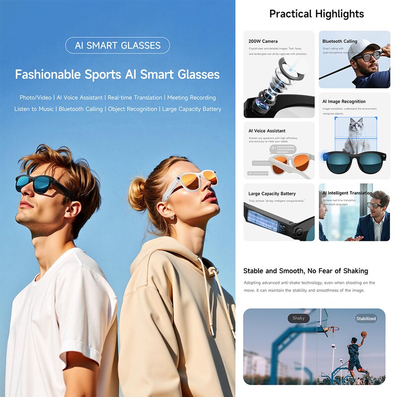 Smart Glasses Factory - Custom AI Translation BLE