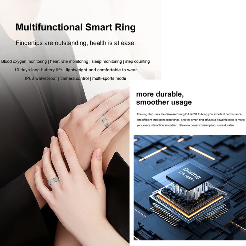 Smart Ring Factory - 2025 Hot IP68 NFC Sports