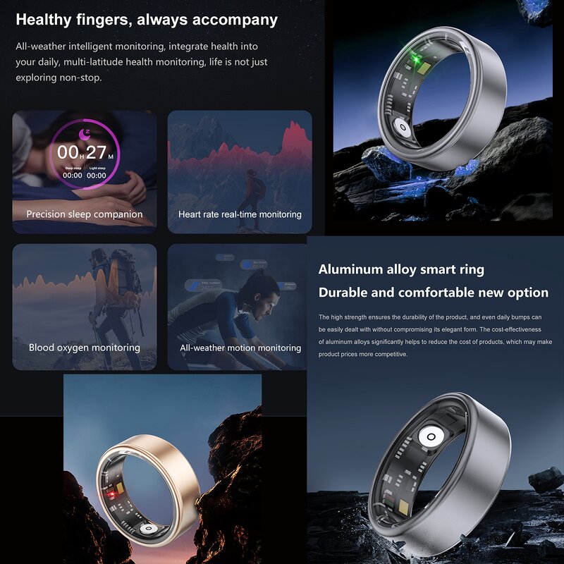 Smart Ring Factory - OEM Health Temperature