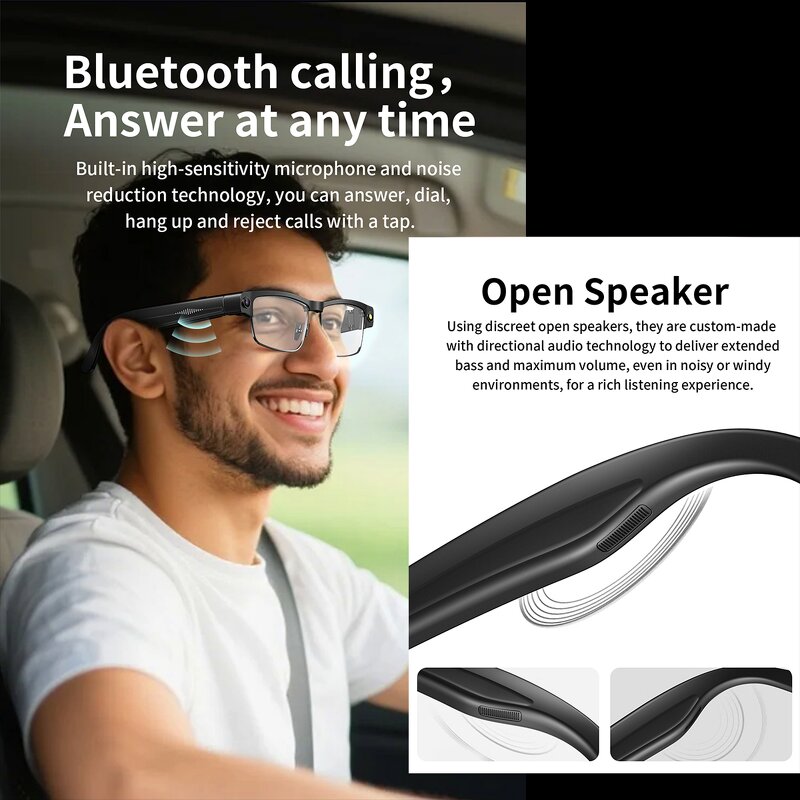 Smart Glasses Factory - Custom AI 1200P HD Camera