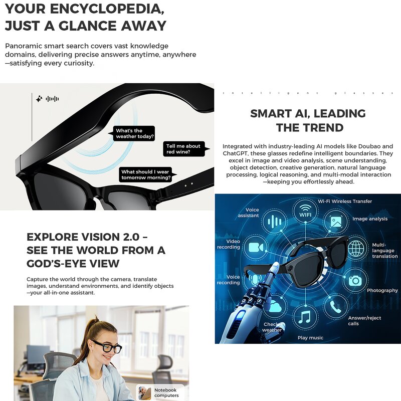 Smart Camera Glasses Factory - OEM ODM 1080P