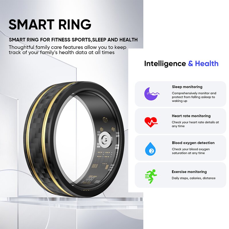 Smart Ring Factory - Blood Oxygen IP68 Family