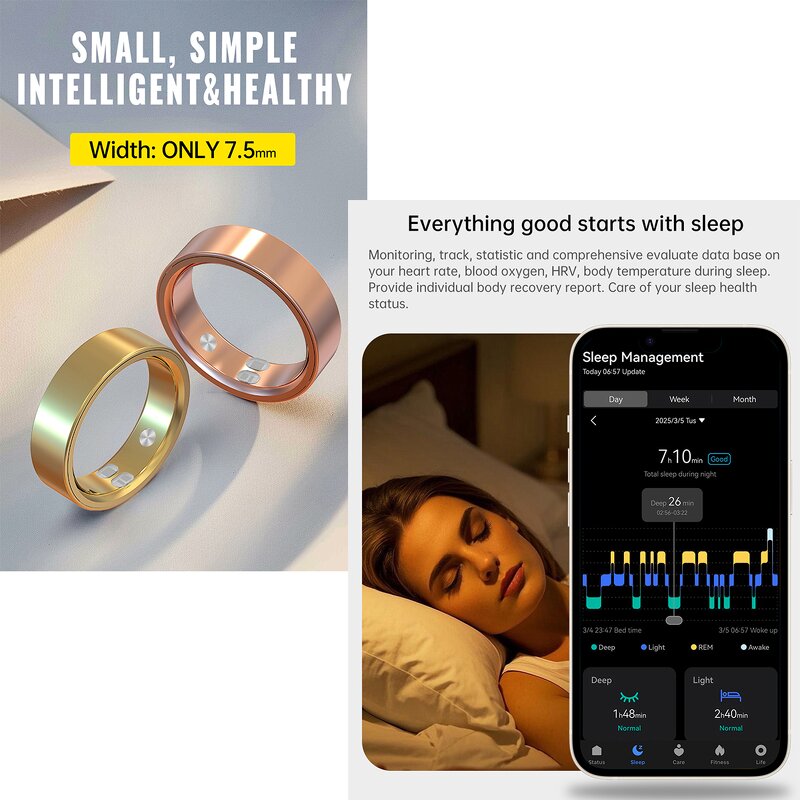 Smart Ring Factory - Custom Health Tracker 316L