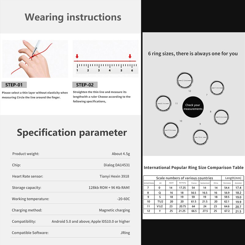 Smart Ring Factory - Fitness Tracking Waterproof