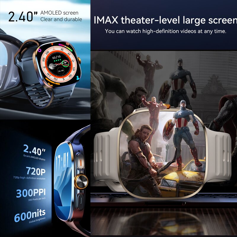 4G LTE Smart Watch Factory - Big AMOLED IP67