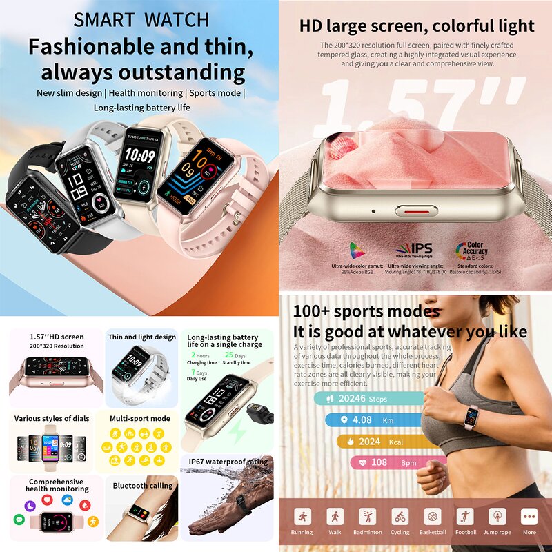 Smart Watch Factory - BT Calling Womens Health