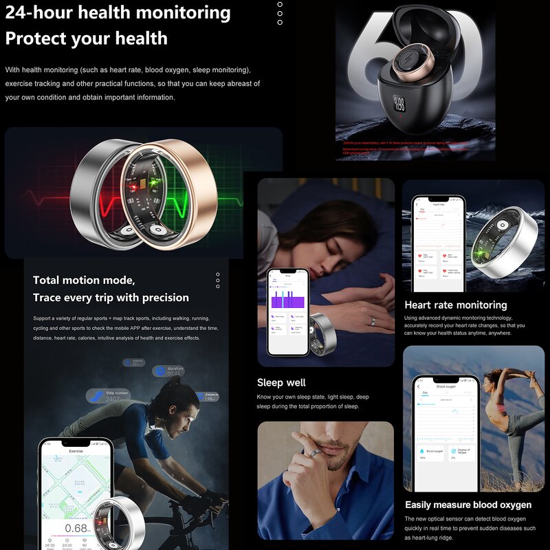 Smart Ring Factory - OEM Health Temperature