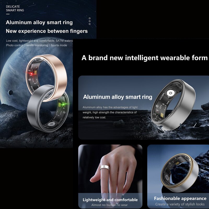 Smart Ring Factory - OEM Health Temperature