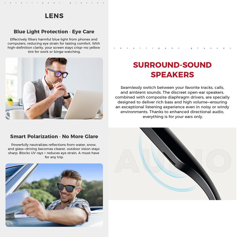 Smart Camera Glasses Factory - OEM ODM 1080P