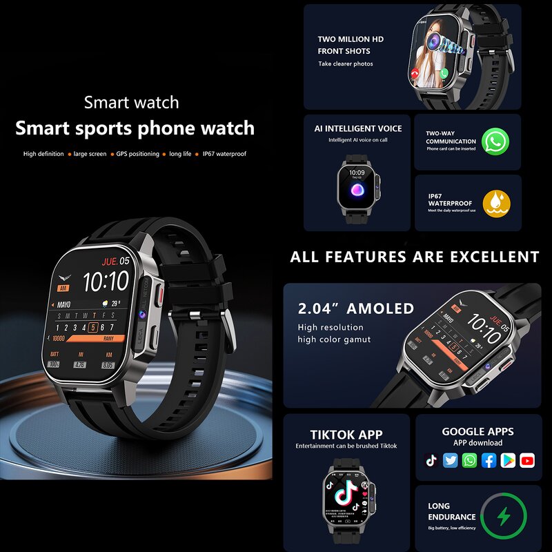 4G Smart Watch Factory - ODM SIM Card Android