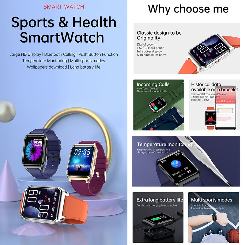 Smart Watch Factory - OEM Calling Blood Oxygen