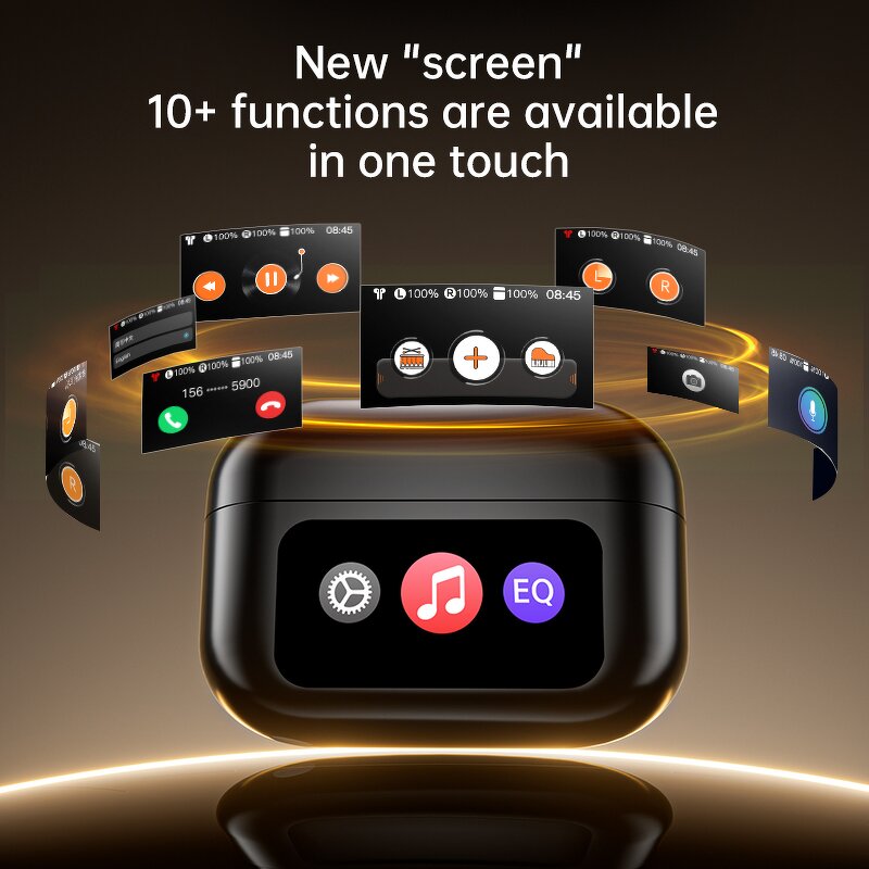 Free Clip Earphones Manufacturer - OEM LCD Display No Noise Cancelling