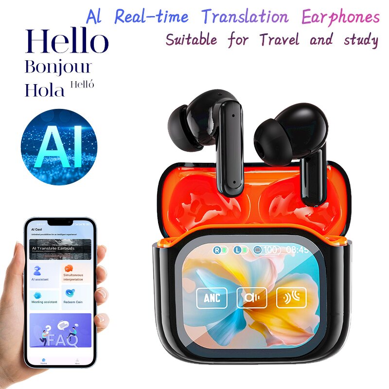 Smart AI Noise Cancelling Earphones Factory - Wholesale 156 Language