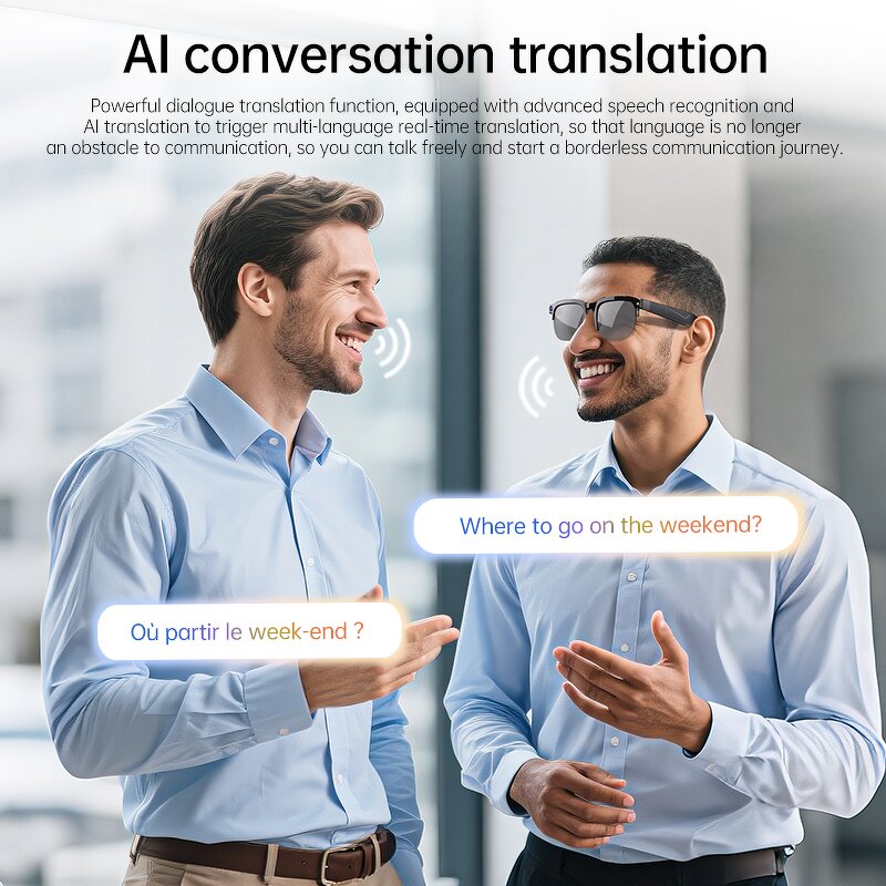 AI Smart Glasses with Camera Manufacturer - OEM 8MP HD Camera