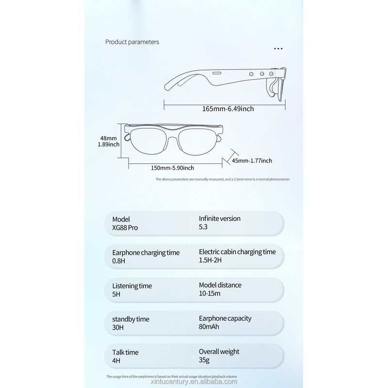 Audio Smart Glasses Manufacturer - OEM Wireless Sunglasses Custom