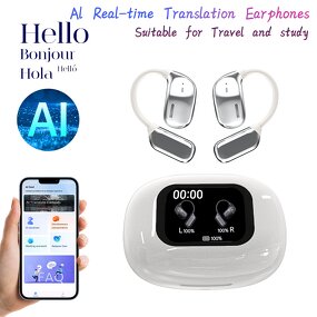 AI Real-Time Translation Earbuds Manufacturer - OEM Two-Way Translator