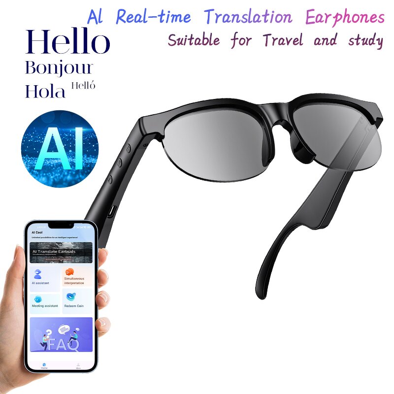 Outdoor Smart Sunglasses Factory - Bulk Call and Music Features