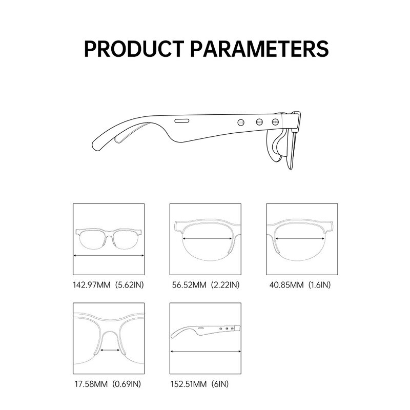 Smart Sunglasses with Earphones Factory - Wholesale Wearable Accessory