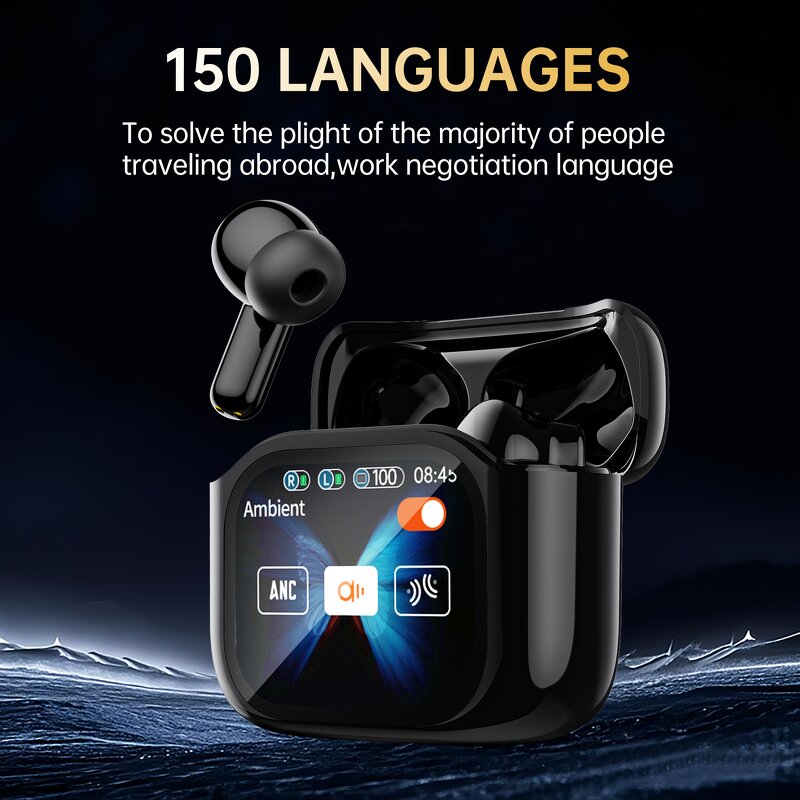 AI ANC Noise Cancelling Earbuds Manufacturer - OEM Touch Screen Custom