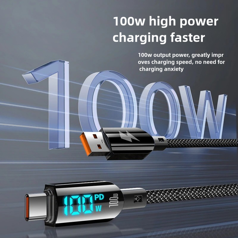 Superior USB Type-C Cable Factory - Wholesale 100W 6A Nylon