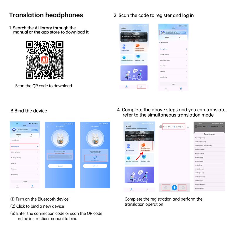 AI ANC Noise Cancelling Earbuds Manufacturer - OEM Touch Screen Custom