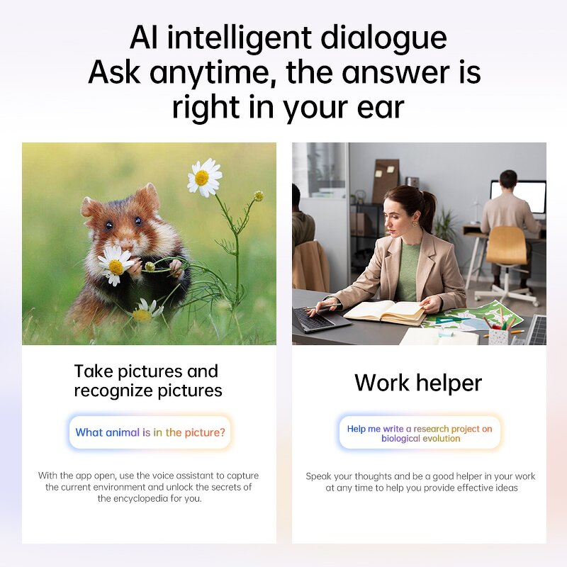 AI Smart Glasses with Camera Manufacturer - OEM 8MP HD Camera