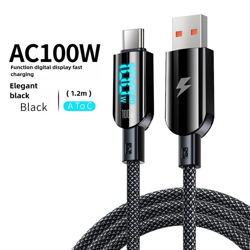 Superior USB Type-C Cable Factory - Wholesale 100W 6A Nylon