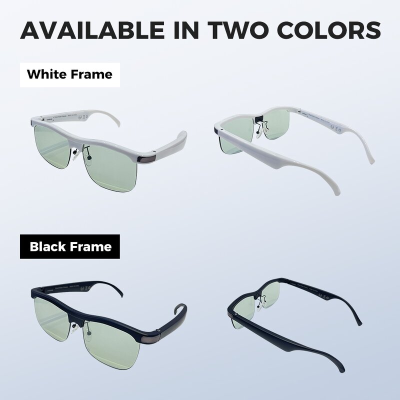 AR Smart Glasses Factory - Music Blue Sunglasses