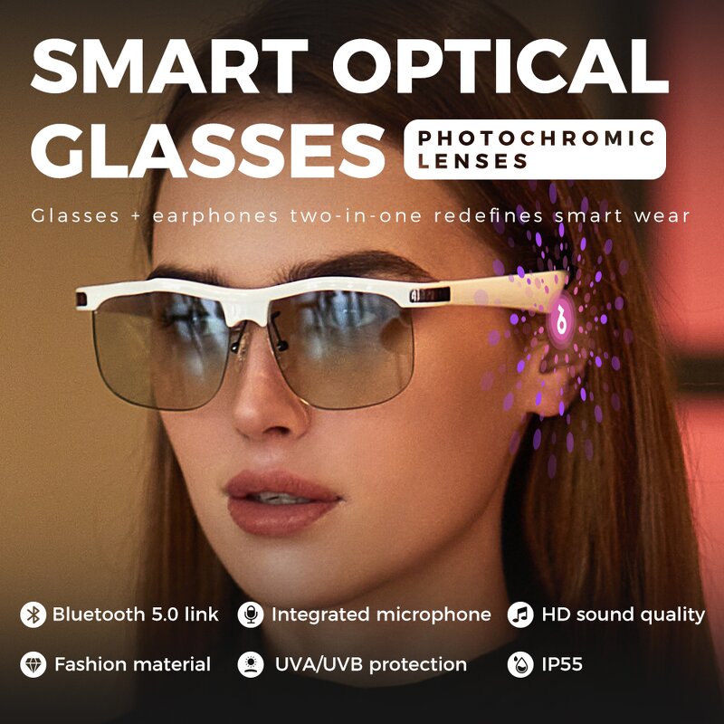 AR Smart Glasses Factory - Music BT AI Display