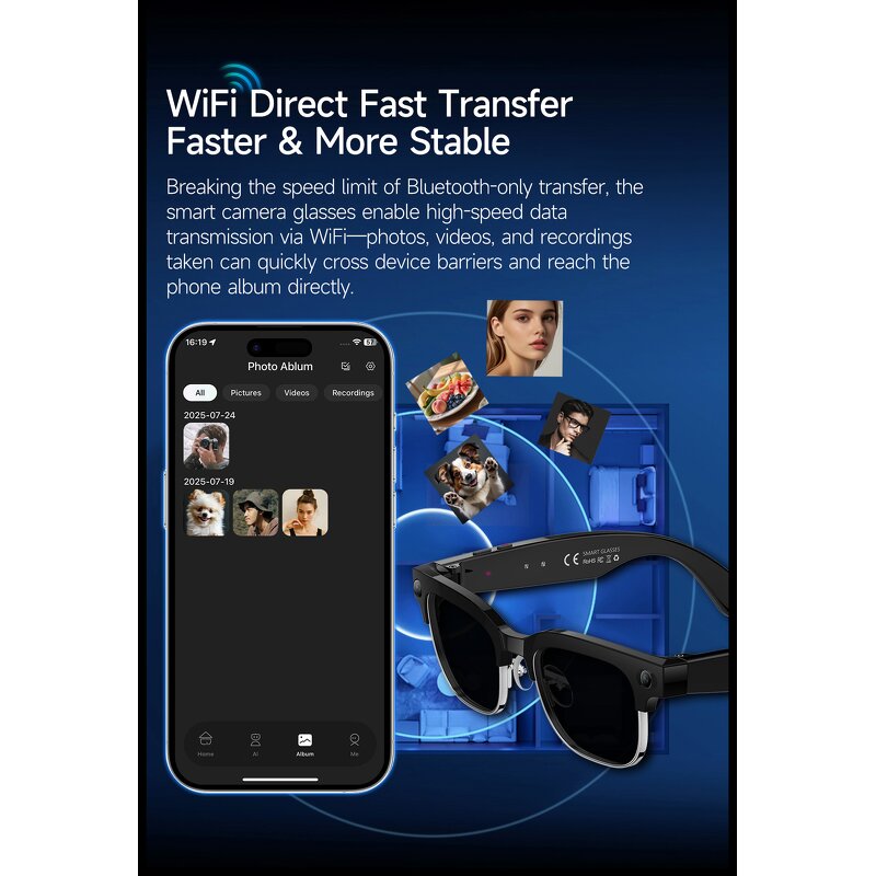 AI Smart Glasses Factory - OEM Wearable for Blind