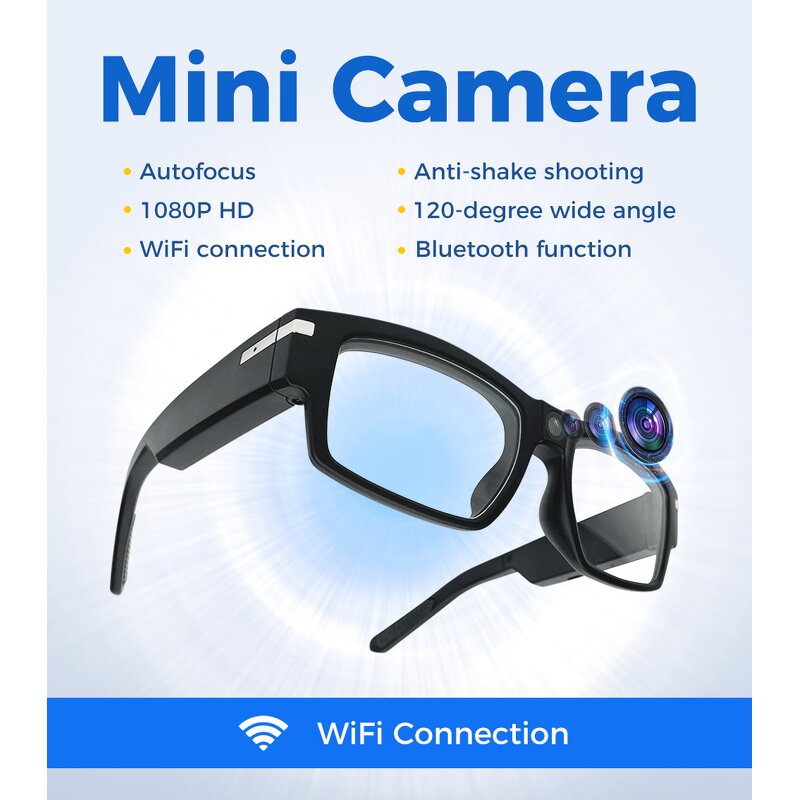 Wifi Camera Glasses Factory - Affordable 1080P Mini