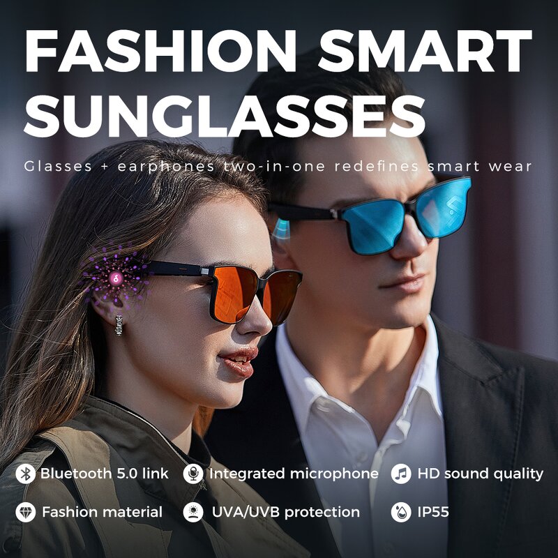 Smart Glasses Factory - Music Sports Camera BT