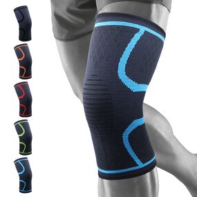 Basketball Knee Brace Factory - Customized Breathable Elastic Nylon