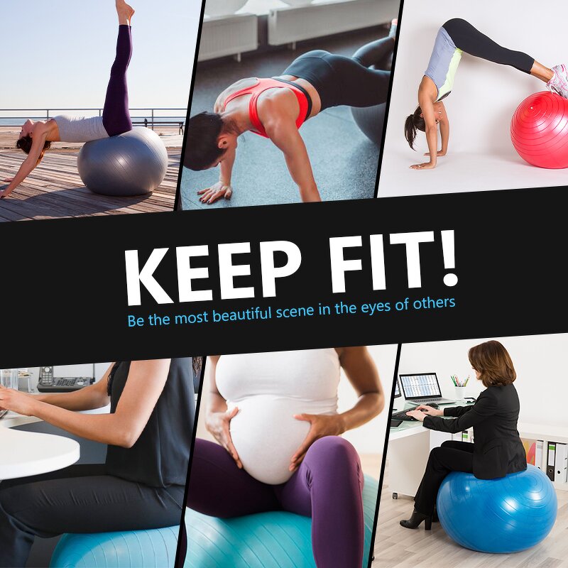 Yoga Ball Factory - Workout Balance Fitness Stability