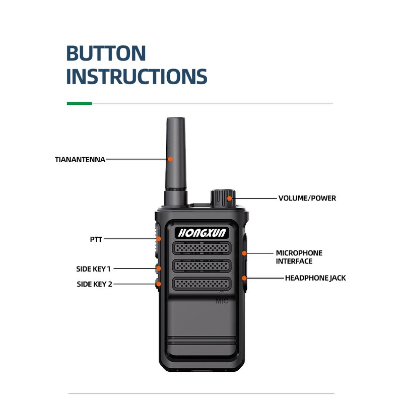 UHF Handheld Wireless Transceiver Manufacturer - Wholesale 3W Mini Two-Way