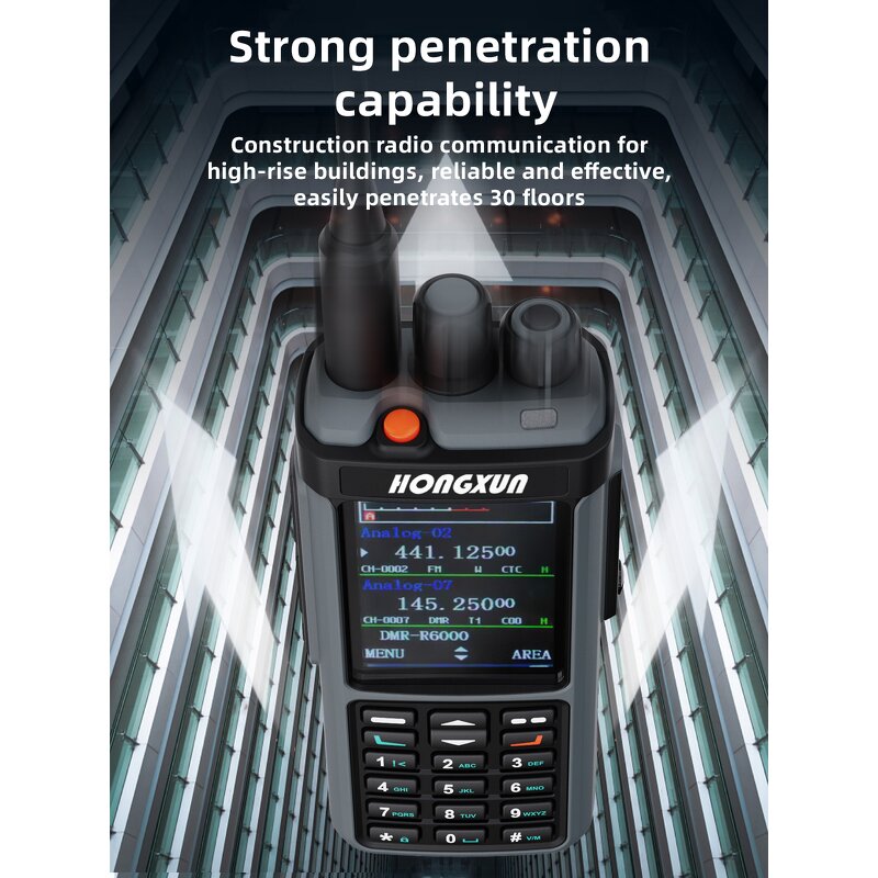 DMR Digital Handheld Walkie Talkie Factory - OEM Full Keyboard Waterproof