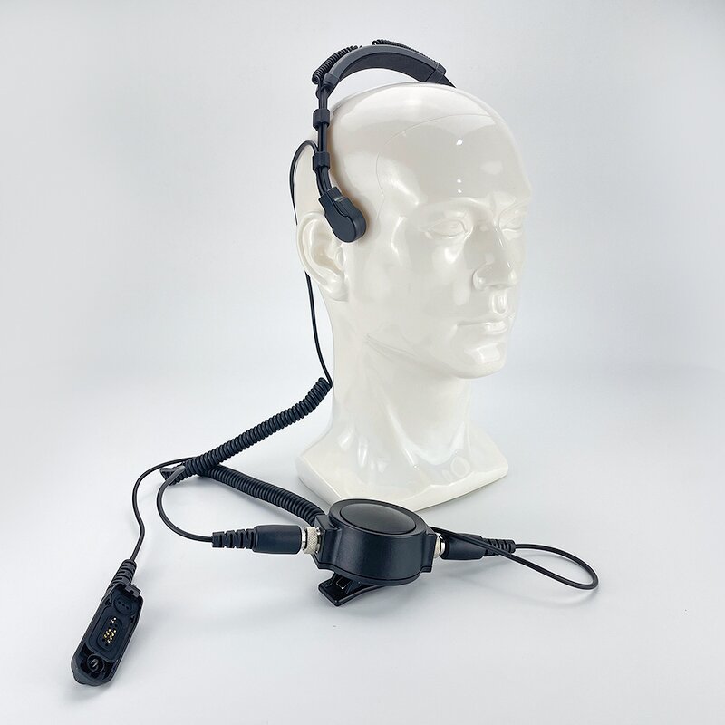 Universal Telescopic Throat Mic Headset Manufacturer - Wholesale M-Style Connector