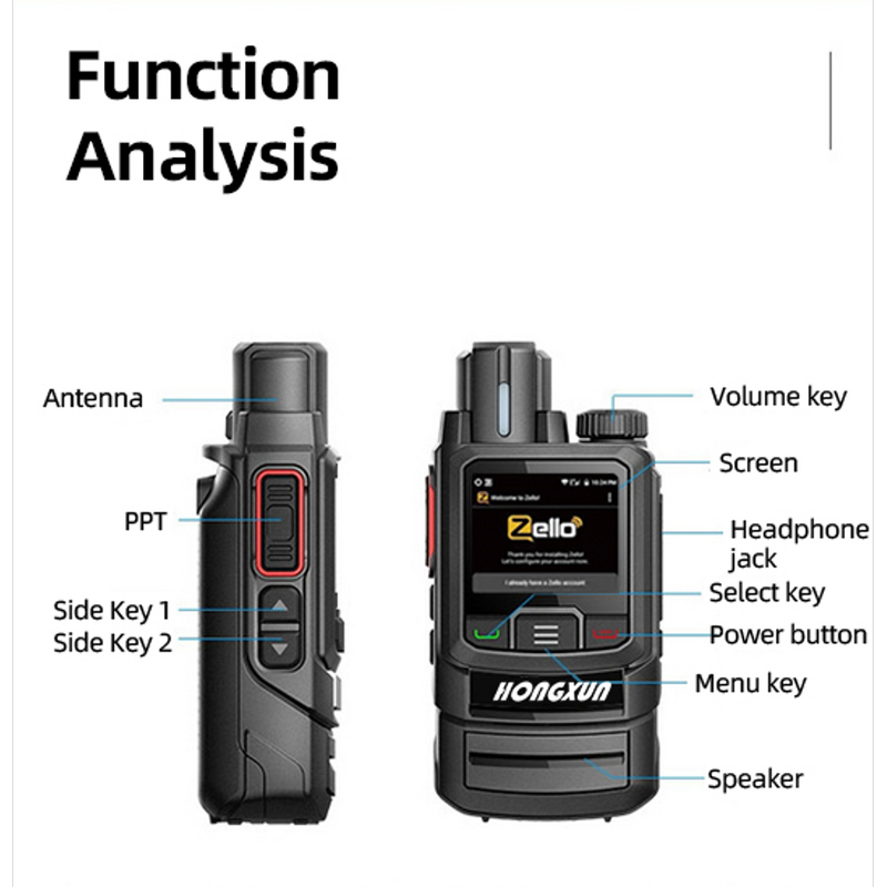 Zello T67 Poc Walkie Talkie Manufacturer - Wholesale Universal Frequency Band