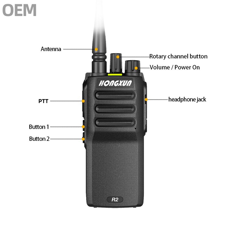 Portable UHF VHF Walkie Talkie Factory - OEM 10W Output Power Custom
