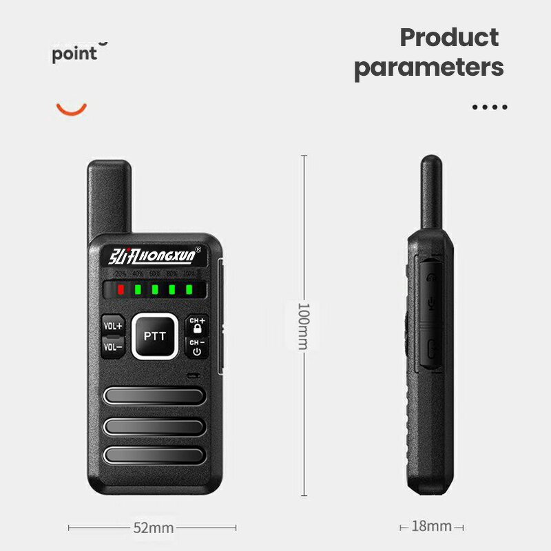 Mini Portable Walkie Talkie Factory - OEM A9 Handheld Restaurant Hotel