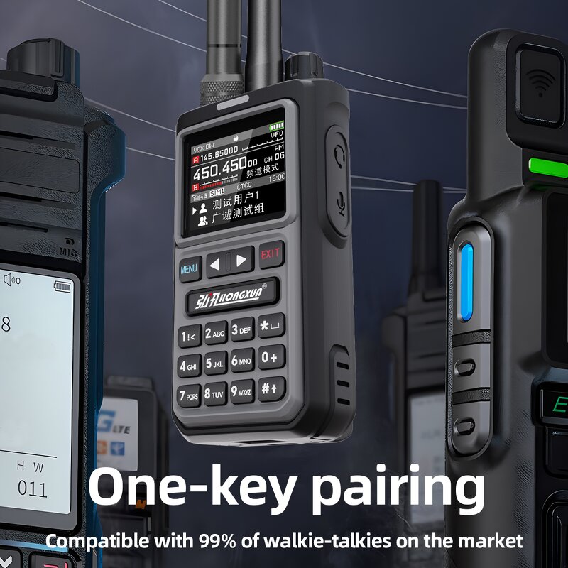 4G POC+VHF&UHF Dual-Model Walkie Talkie Manufacturer - Bulk Intercom Vox Control