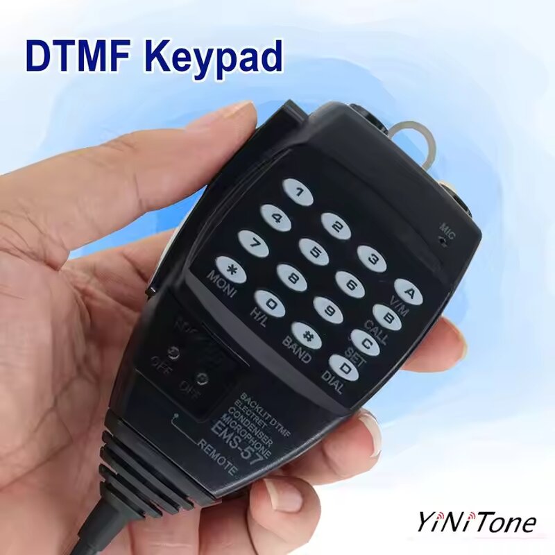 Hand Microphone for Walkie Talkie Factory - OEM XLR Wired DTMF Keypad