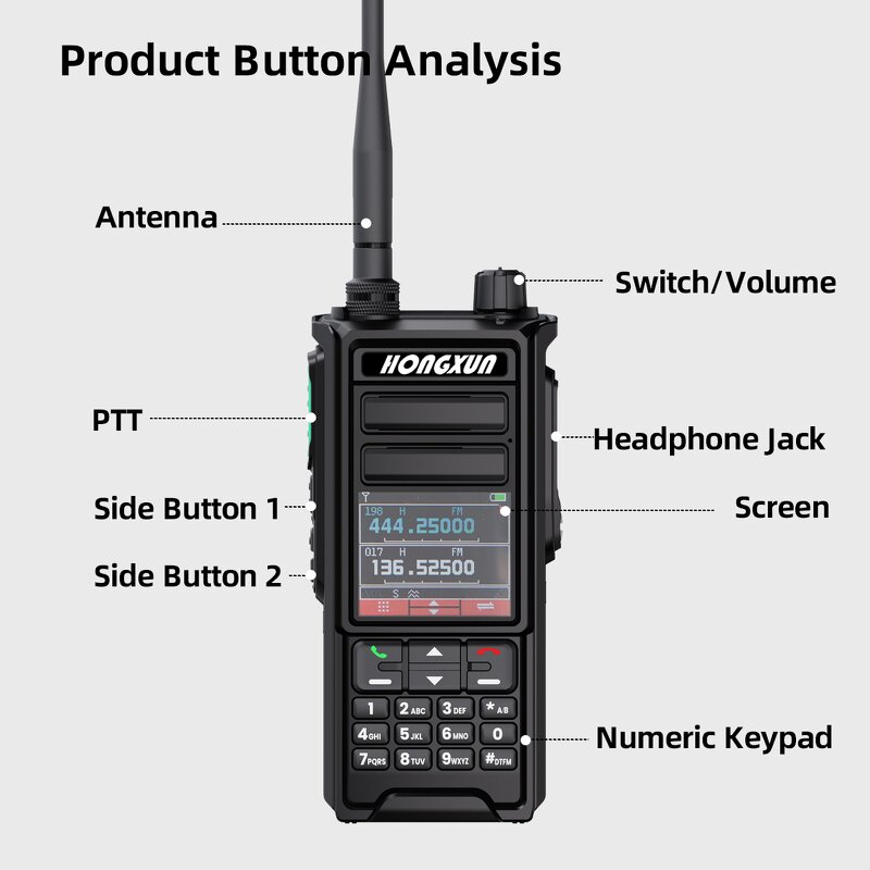 UHF/VHF DMR Waterproof Walkie Talkie Manufacturer - Bulk 10W VOX Intercom